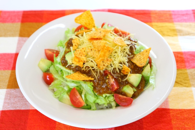 タコライス風キーマカレー