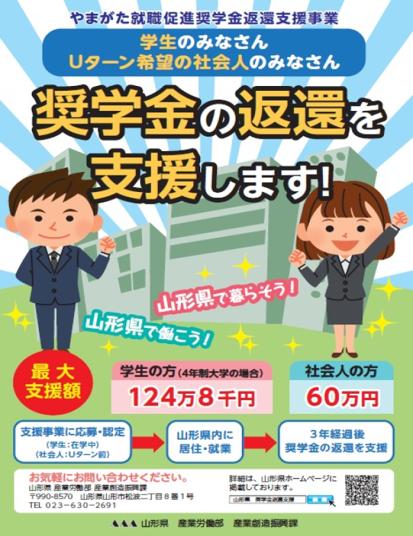 奨学金返還支援事業PR